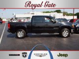 2008 Onyx Black GMC Sierra 1500 SLE Crew Cab 4x4 #65680675