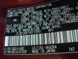 2009 GX Color Code for Salsa Red Pearl - Color Code: 3Q3