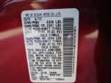 2012 Rogue Color Code for Cayenne Red - Color Code: NAH