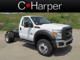 2012 Oxford White Ford F550 Super Duty XL Regular Cab 4x4 Chassis #65680584