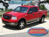 2005 Bright Red Ford F150 XLT SuperCrew 4x4 #65681299