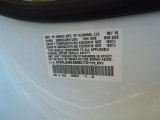 2010 Odyssey Color Code for Taffeta White - Color Code: NH578