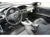 2012 BMW 3 Series 335is Coupe Black Interior