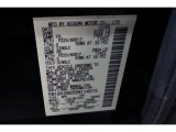 2005 Quest Color Code for Galaxy Black - Color Code: G10