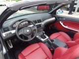 2006 BMW M3 Convertible Imola Red Interior