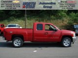 2012 Victory Red Chevrolet Silverado 1500 LT Extended Cab 4x4 #65780495