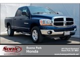 2006 Patriot Blue Pearl Dodge Ram 1500 SLT Quad Cab 4x4 #65780482