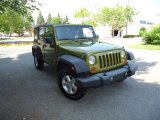 2007 Rescue Green Metallic Jeep Wrangler Unlimited X 4x4 #65780648