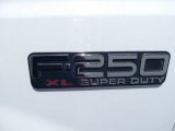 2003 Ford F250 Super Duty XL SuperCab 4x4 Marks and Logos