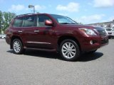 2008 Lexus LX Noble Spinel Red Mica