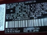 2008 LX Color Code for Noble Spinel Red Mica - Color Code: 3R7