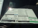 2013 Hyundai Sonata SE 2.0T Window Sticker