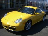 2006 Speed Yellow Porsche Cayman S #6560056