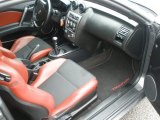 2007 Hyundai Tiburon SE Black/Red Interior