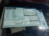 2013 Acura ILX 2.0L Technology Window Sticker