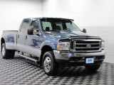 2004 Medium Wedgewood Blue Metallic Ford F350 Super Duty Lariat Crew Cab 4x4 Dually #65802239