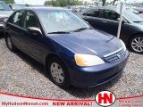 2003 Eternal Blue Pearl Honda Civic LX Sedan #65801598