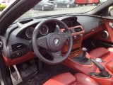 2008 BMW M6 Convertible Indianapolis Red Interior