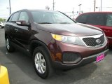 2011 Dark Cherry Kia Sorento LX AWD #65853091