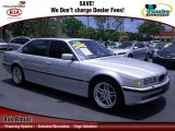 2001 Titanium Silver Metallic BMW 7 Series 740iL Sedan #65853630