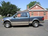 Charcoal Blue Metallic Ford F150 in 2001