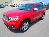 2011 Inferno Red Crystal Pearl Jeep Grand Cherokee Overland #65853590