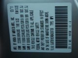 2011 RDX Color Code for Palladium Metallic - Color Code: NH743M