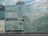 2012 Toyota Sequoia Limited Window Sticker