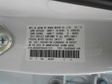 2012 TSX Color Code for Bellanova White Pearl - Color Code: NH788P