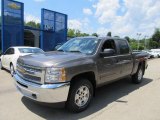 2012 Mocha Steel Metallic Chevrolet Silverado 1500 LT Crew Cab 4x4 #65853179