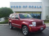 2008 Red Rock Crystal Pearl Jeep Liberty Sport #544278