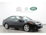 2010 Crystal Black Pearl Acura TSX V6 Sedan #65916148