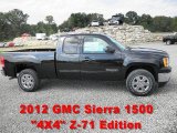 2012 Onyx Black GMC Sierra 1500 SLE Extended Cab 4x4 #65853671