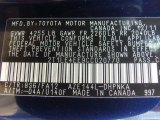 2012 Matrix Color Code for Nautical Blue Metallic - Color Code: 8S6