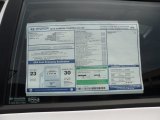 2012 Hyundai Elantra GLS Touring Window Sticker