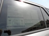 2012 Hyundai Santa Fe GLS V6 Window Sticker