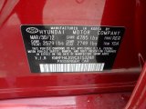 2012 Azera Color Code for Venetian Red Pearl - Color Code: RER
