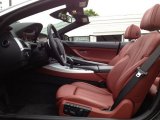 2012 BMW 6 Series 650i Convertible Vermillion Red Nappa Leather Interior
