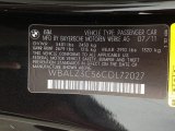 2012 BMW 6 Series 650i Convertible Info Tag