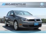 2012 United Gray Metallic Volkswagen Golf 4 Door #65971141