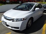 2009 Taffeta White Honda Civic Hybrid Sedan #65970313