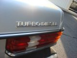 1984 Mercedes-Benz E Class 300 D Sedan Marks and Logos