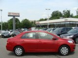 2009 Barcelona Red Metallic Toyota Yaris Sedan #65970642