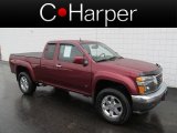 2009 Sonoma Red Metallic GMC Canyon SLE Extended Cab 4x4 #65970993
