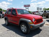 2005 Flame Red Jeep Liberty Sport 4x4 #65970945