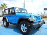 Cosmos Blue Jeep Wrangler in 2011