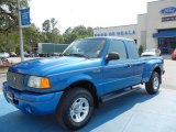 2002 Bright Island Blue Metallic Ford Ranger Edge SuperCab #65970475
