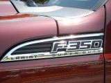 2012 Ford F350 Super Duty Lariat Crew Cab 4x4 Marks and Logos