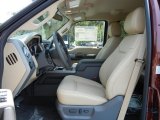 2012 Ford F350 Super Duty Lariat Crew Cab 4x4 Adobe Interior