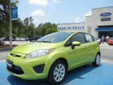 2012 Lime Squeeze Metallic Ford Fiesta SE Hatchback #65970456